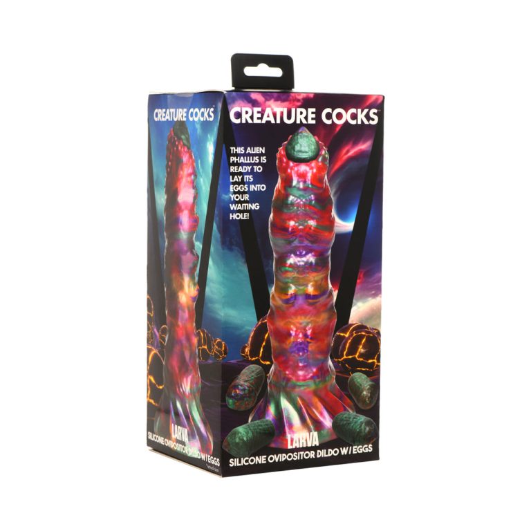 Creature Cocks Larva fantasy silicone product with eggs