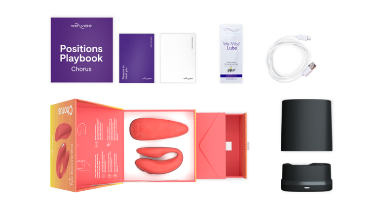 We-Vibe Chorus couples vibrator in coral