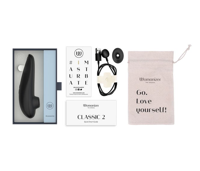 Womanizer CLASSIC 2 black flatlay