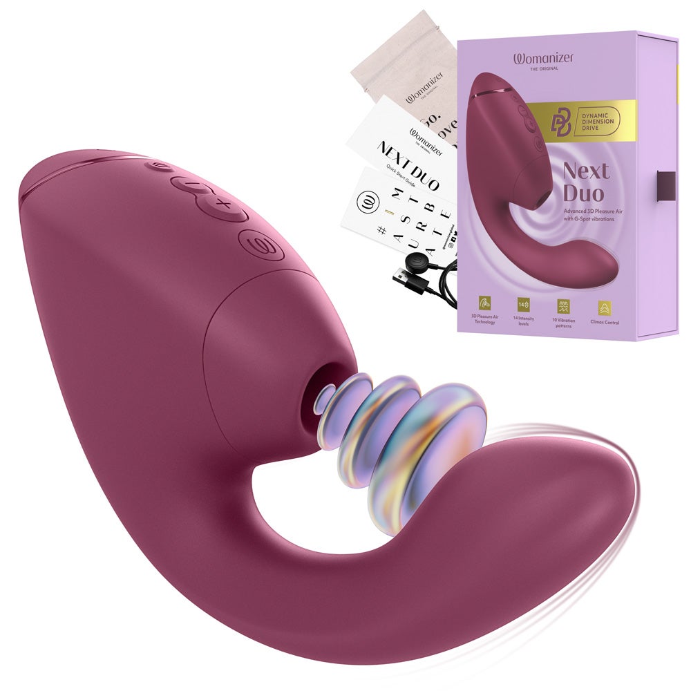 Womanizer Next Duo dusky pink package view