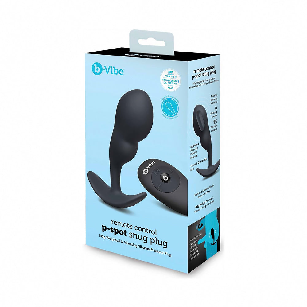 b-Vibe Vibrating P-Spot Snug Plug remote control large