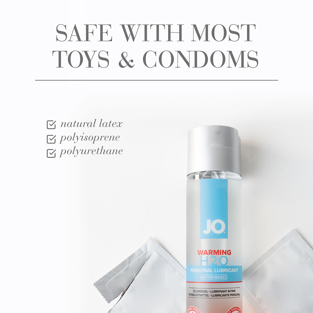 JO H2O Warming Water-Based Lubricant 4 oz