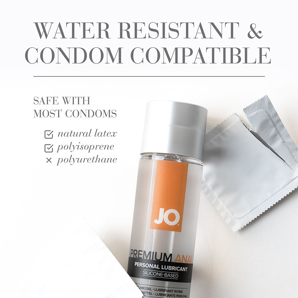 JO Premium Anal Original Silicone-Based Lubricant 4 oz