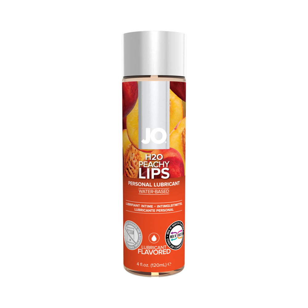 JO H2O Peachy Lips Water-Based Lubricant 4 oz