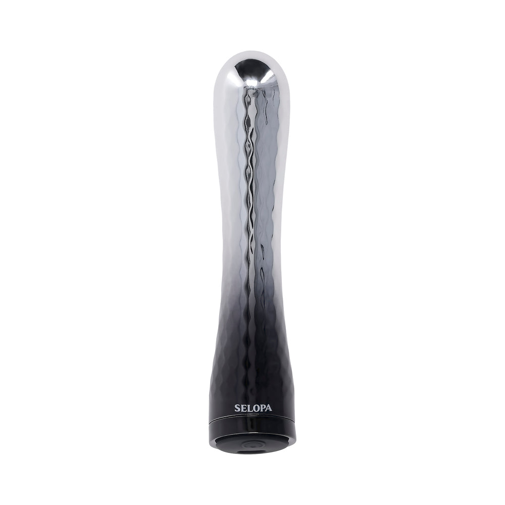 Selopa Silverado Rechargeable Vibrator Silver/Black