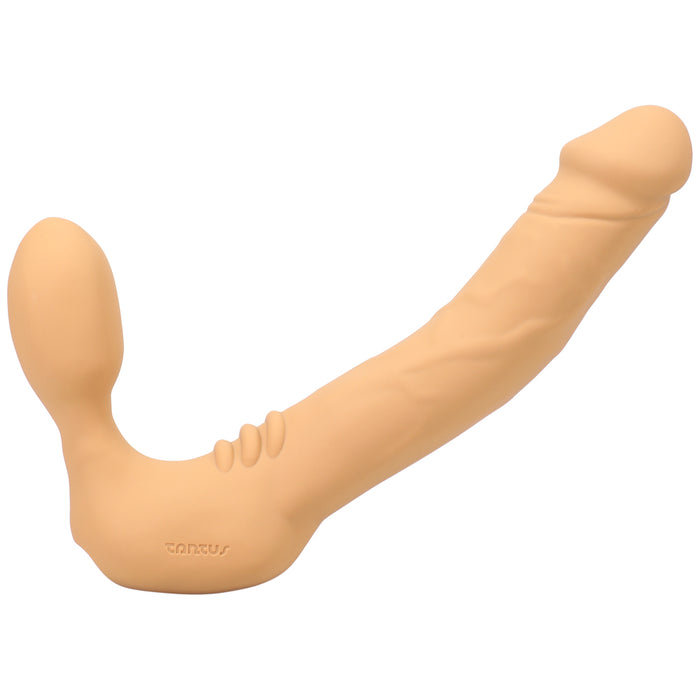 Tantus Real Strapless Vibrating Strap-On Dildo Honey alternate product view