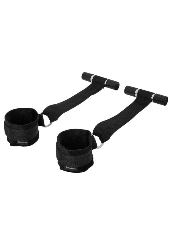 Sportsheets Door Jam Cuffs — Black